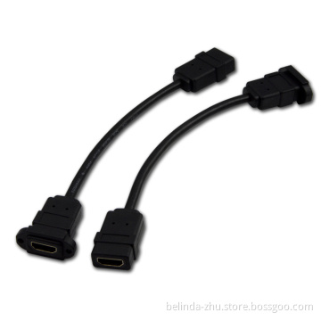 HDMI Extender Cable Female to Female with Panel Mount